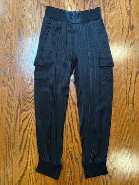 Women’s Fate Brand Black Cargo Jogger Pants